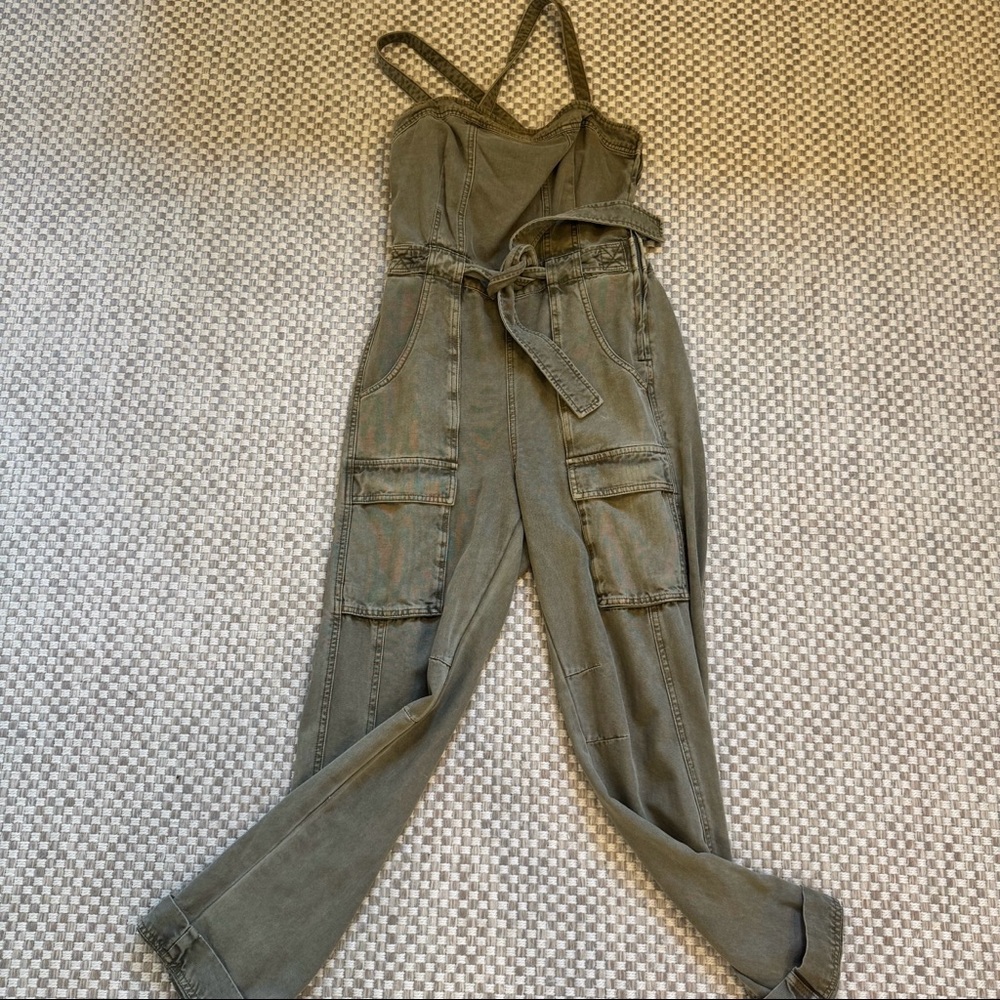 Free People Go West Utility Jumpsuit.